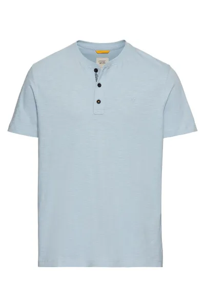 Tričko Camel Active Henley 1/2 Arm Smoke Blue