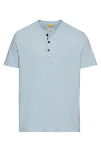 Tričko Camel Active Henley 1/2 Arm Smoke Blue