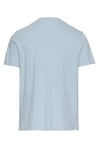 Tričko Camel Active Henley 1/2 Arm Smoke Blue
