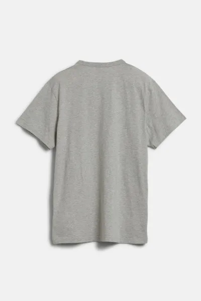 Tričko Woolrich Woolrich Script T-Shirt Light Grey Melange