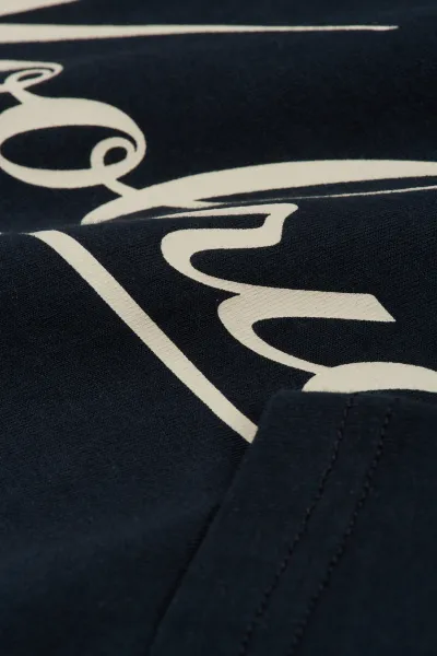 Tričko Woolrich Woolrich Script T-Shirt Melton Blue
