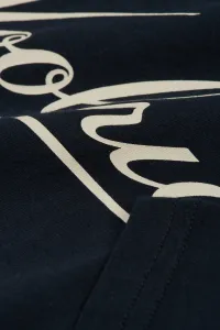 Tričko Woolrich Woolrich Script T-Shirt Melton Blue