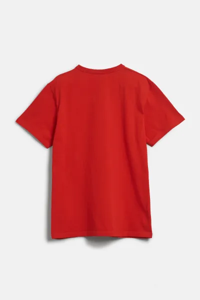 Tričko Woolrich Sheep Graphic T-Shirt Fiery Red
