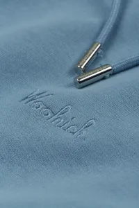 Mikina Woolrich Logo Script Hoodie Citadel