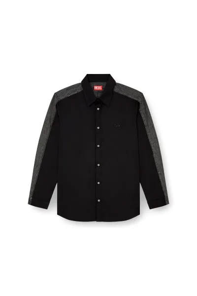 Košeľa Diesel S-Simply-Dnm Shirt Black 1