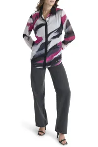 Košeľa Dkny L/S Prnt Chiffon Btt Grey Geod