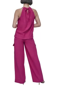 Tričko Dkny S/L Hltr Crnkl Blse Wild Berry