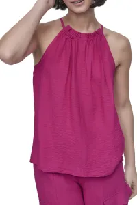 Tričko Dkny S/L Hltr Crnkl Blse Wild Berry