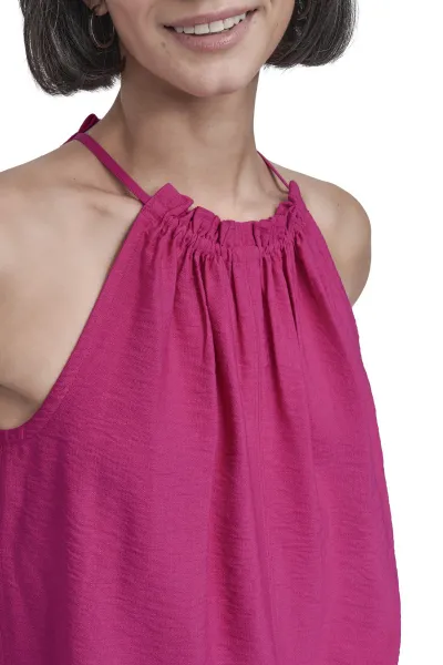 Tričko Dkny S/L Hltr Crnkl Blse Wild Berry