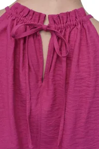 Tričko Dkny S/L Hltr Crnkl Blse Wild Berry