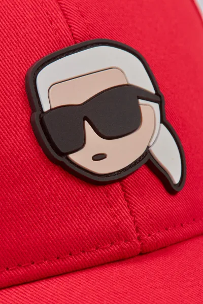 Šiltovka Karl Lagerfeld Ikon Cap Scarlet Sage
