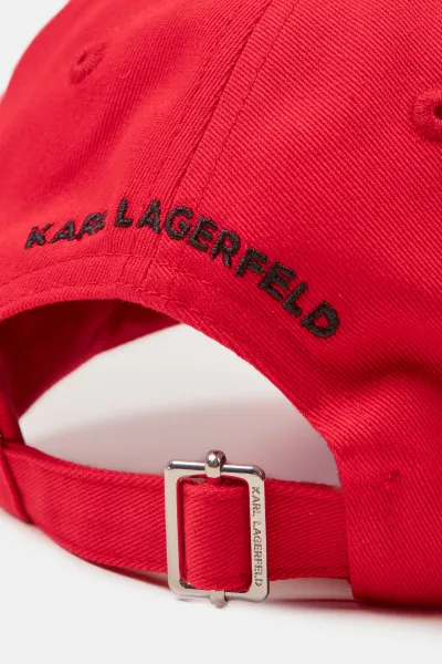 Šiltovka Karl Lagerfeld Ikon Cap Scarlet Sage