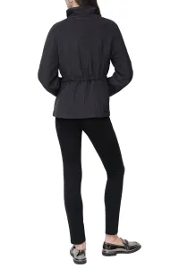 Bunda Dkny L/S Crinkle Short An Black