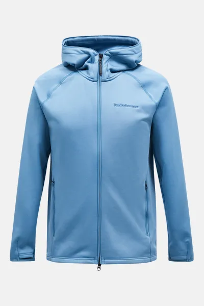 Mikina Peak Performance Flo M Chill Light Zip Hood Shallow