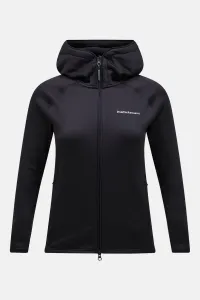 Mikina Peak Performance Flo W Chill Light Zip Hood Black