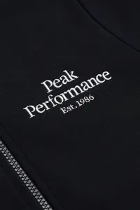 Mikina Peak Performance Jr Original Zip Hood Black