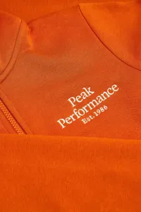 Mikina Peak Performance Jr Original Zip Hood Gold Flame