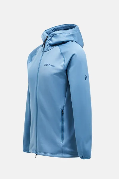 Mikina Peak Performance Flo M Chill Light Zip Hood Shallow