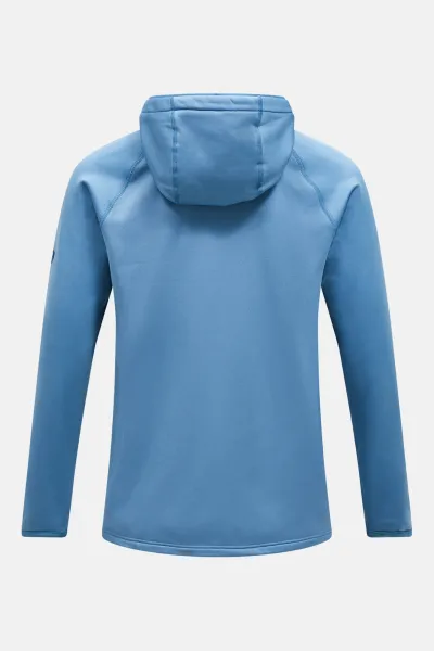 Mikina Peak Performance Flo M Chill Light Zip Hood Shallow