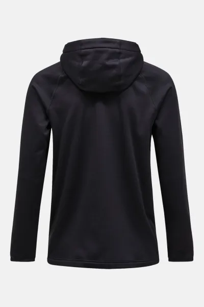 Mikina Peak Performance Flo M Chill Light Zip Hood Black