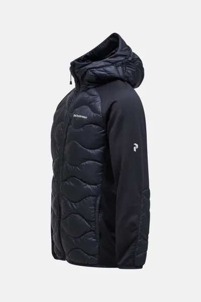 Bunda Peak Performance M Helium Down Hybrid Hood Black
