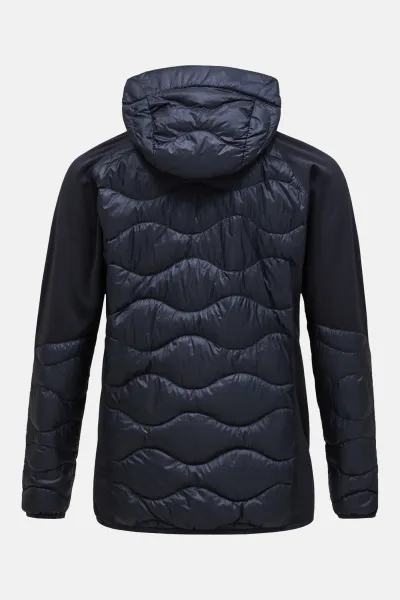 Bunda Peak Performance M Helium Down Hybrid Hood Black