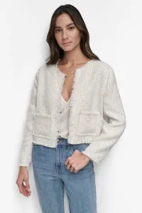 Sako Dkny Cropped Jacket Eggng Plaid