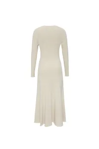 Šaty Dkny L/S Button Swtr Dres Talco