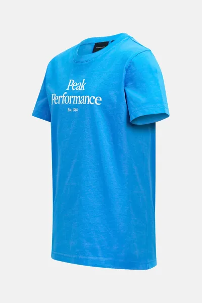 Tričko Peak Performance Jr Original Tee Brilliant Blue