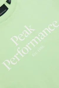 Tričko Peak Performance Jr Original Tee Vivid Green