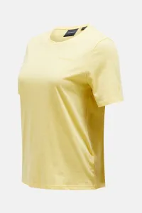 Tričko Peak Performance W Explore Logo Tee Mellow Yellow