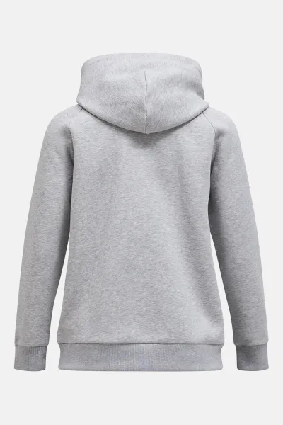 Mikina Peak Performance W Original Hood Med Grey Melange/Black/