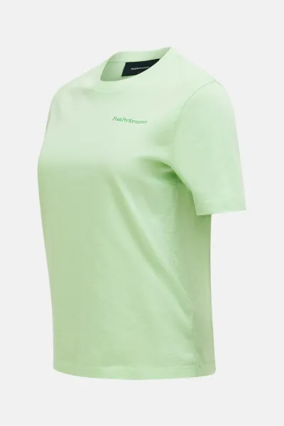 Tričko Peak Performance W Original Small Logo Tee Vivid Green