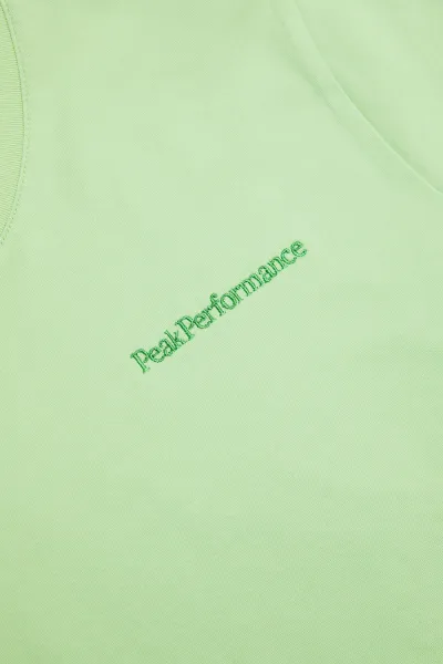 Tričko Peak Performance W Original Small Logo Tee Vivid Green