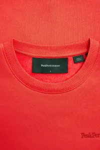Mikina Peak Performance W Original Small Logo Cre Brilliant Red/Black/