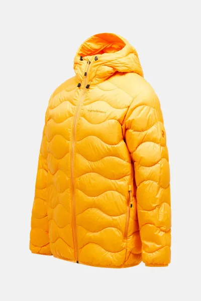 Bunda Peak Performance M Helium Down Hood Jacket Blazing Orange