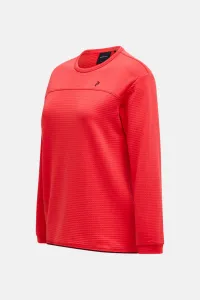 Mikina Peak Performance W Trail Polartec Crew Brilliant Red/Black/
