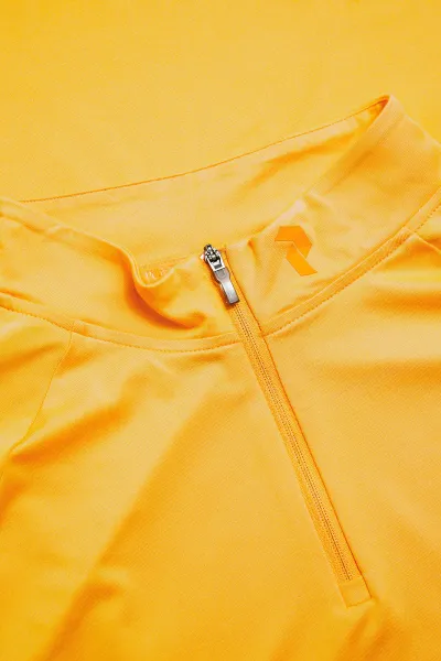 Mikina Peak Performance M Half Zip Baselayer Blazing Orange