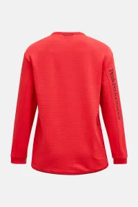 Mikina Peak Performance W Trail Polartec Crew Brilliant Red/Black/