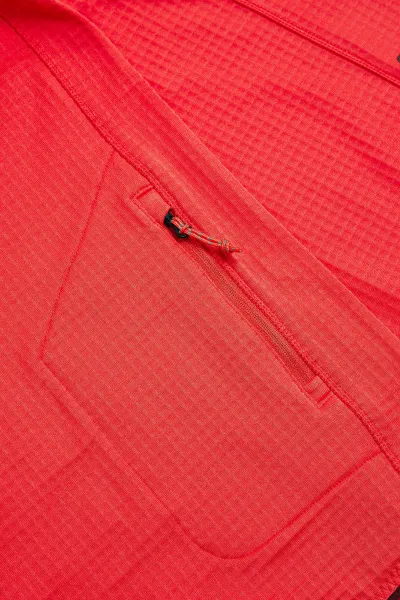 Mikina Peak Performance W Trail Polartec Crew Brilliant Red/Black/