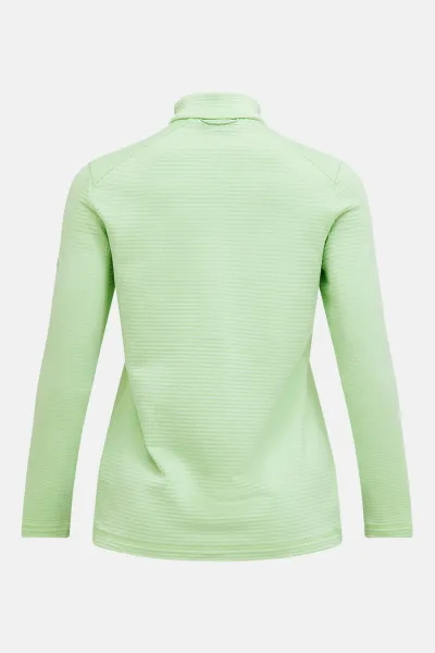Mikina Peak Performance W Trail Polartec Half Zip Vivid Green