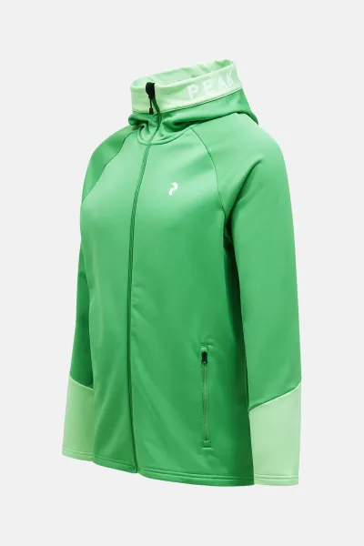 Mikina Peak Performance M Rider Zip Hood Peppermint