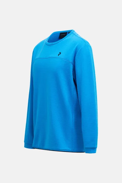 Mikina Peak Performance M Trail Polartec Crew Brilliant Blue