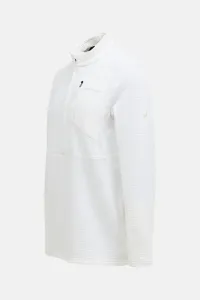 Mikina Peak Performance M Trail Polartec Half Zip Offwhite