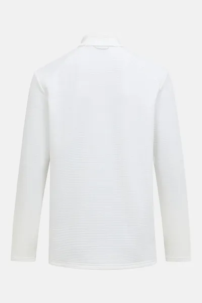 Mikina Peak Performance M Trail Polartec Half Zip Offwhite
