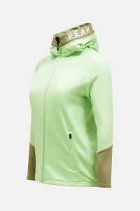 Mikina Peak Performance W Rider Zip Hood Vivid Green