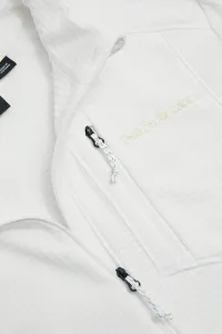 Mikina Peak Performance M Trail Polartec Half Zip Offwhite