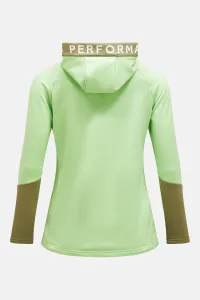 Mikina Peak Performance W Rider Zip Hood Vivid Green