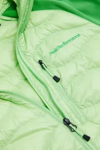 Bunda Peak Performance W Helium Down Hybrid Hood Vivid Green