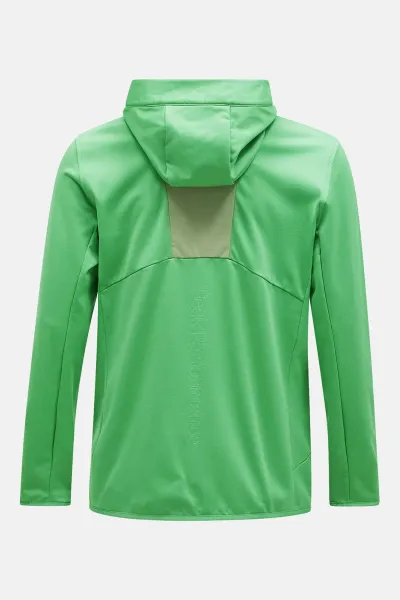 Mikina Peak Performance M Utility Light Zip Hood Peppermint